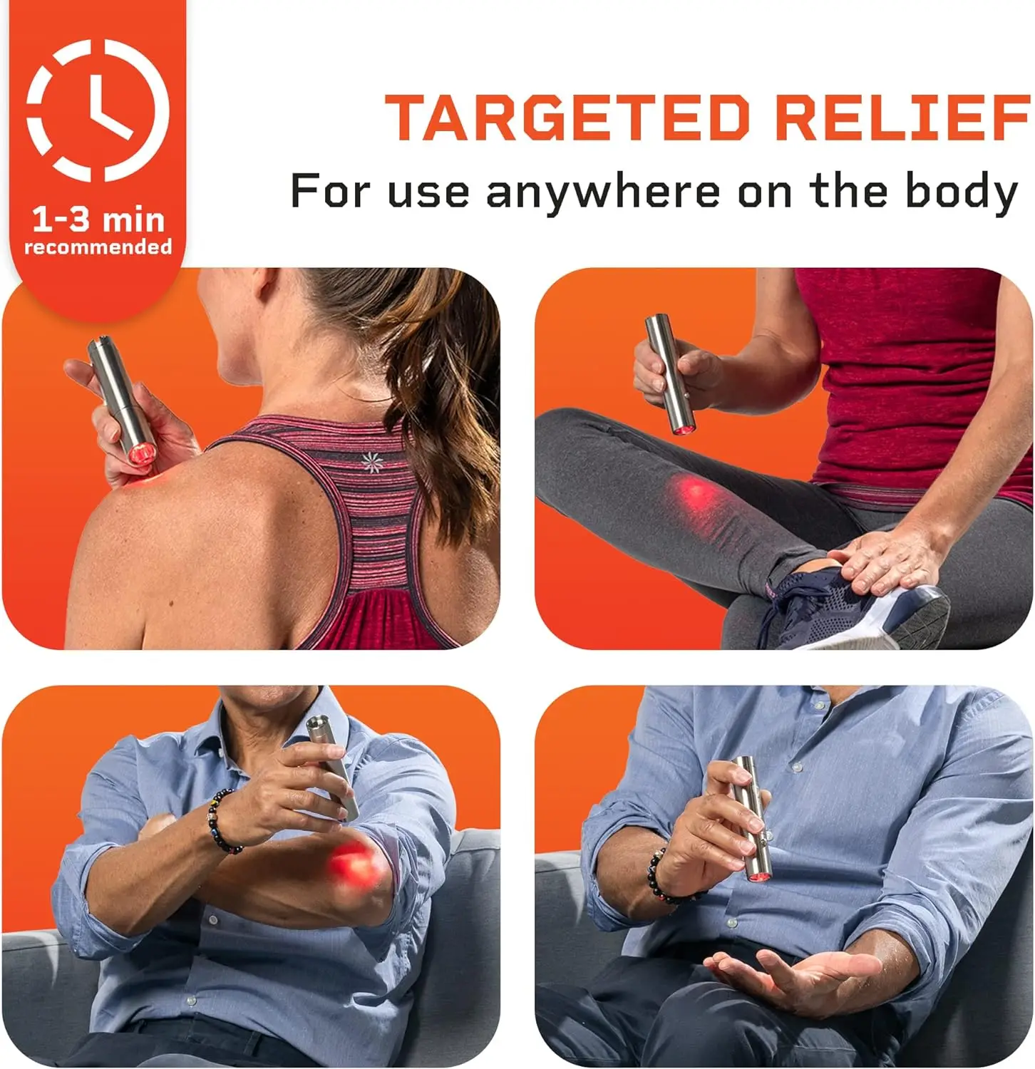 How to use InfraBeam anywhere on the body